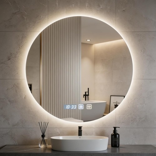 Bathroom mirror with - mirror,