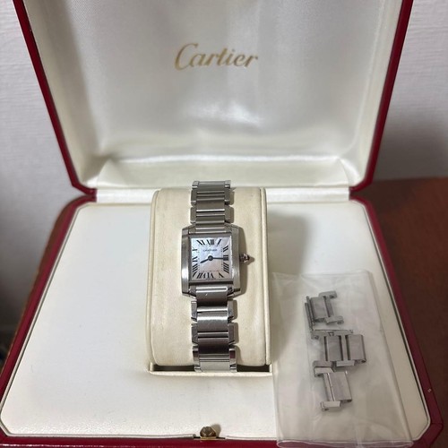 Cartier tank francaise pink - cartier, sm