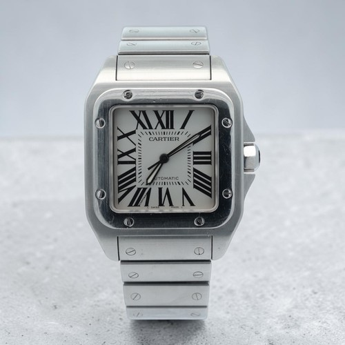 Cartier santos 100 watch - xl,