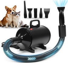 2800W High Velocity Dryer Pet Hair Dryer Grooming Hairdryer Fur Blower Blaster