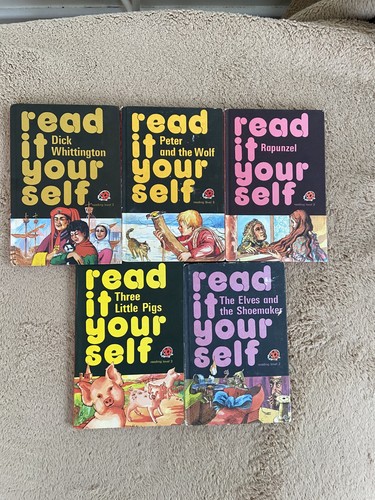 Vintage ladybird books read - books,