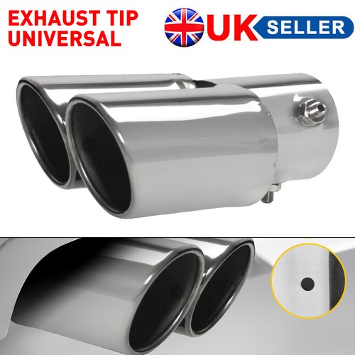 Car rear dual exhaust - rear,