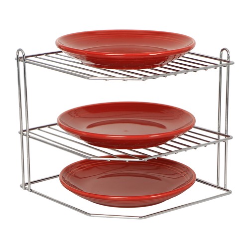 Tier corner plate rack - tier,