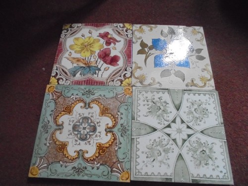Antique vintage tiles - 4,