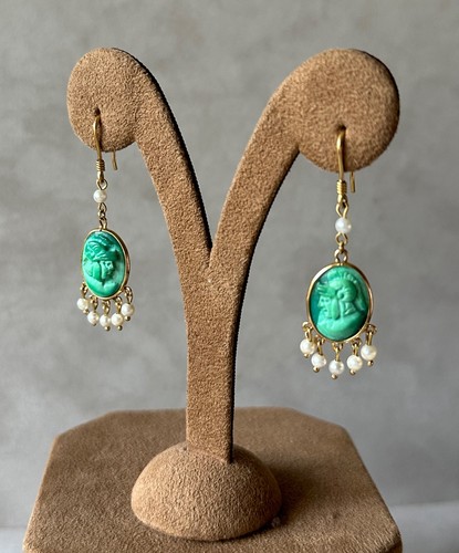 Antique vintage italian 18k - or,