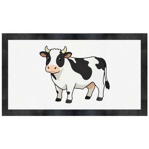 Cartoon cow pet - feeding, mat