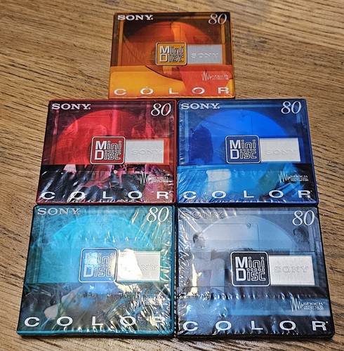 Sony colour minidiscs 80 - 5,