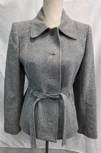 Hourihan donegal tweed belted - tweed,