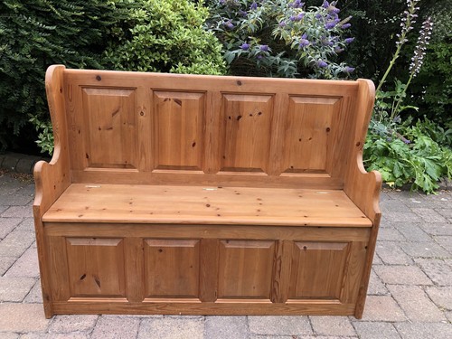 4ft monks bench - , storage