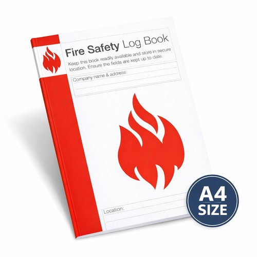 Fire safety log - log, a4