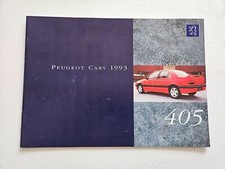 PEUGEOT 405 INC MI16 SALES BROCHURE 1993