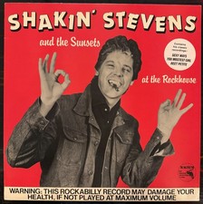 SHAKIN' STEVENS AND THE SUNSETS At The Rockhouse '81 UK LP ROCKABILLY