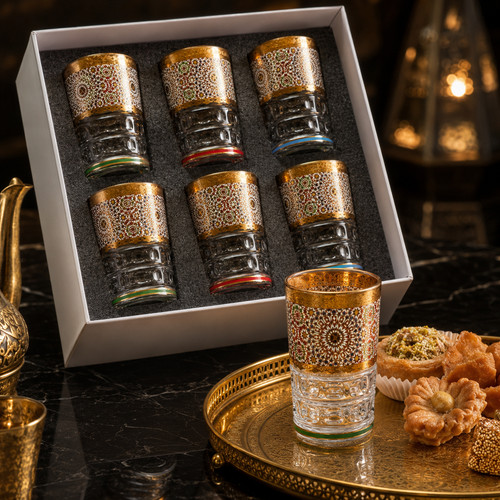 Luxury moroccan tea glasses - luxury,