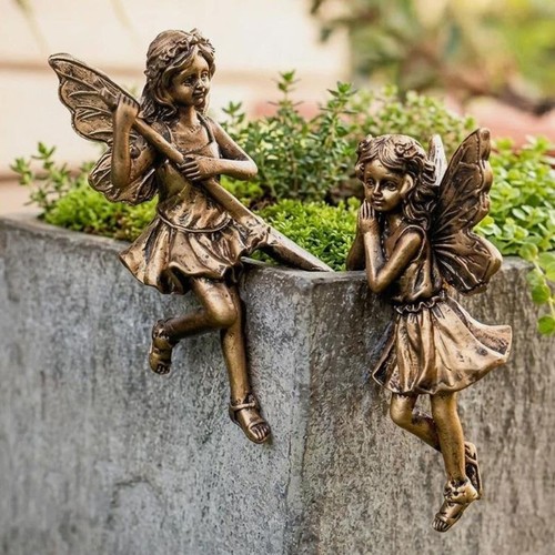 Bronze sitting garden - sitting,