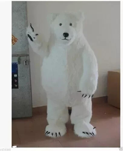Handmade polar bear - polar, mascot