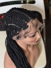 zigzag braided hair with baby