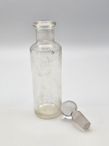 Vintage york glass apothecary - glass,