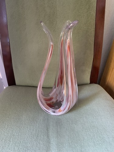 Murano glass sculpture vase - glass,