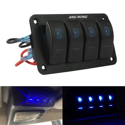 Gang toggle rocker switch - 4,