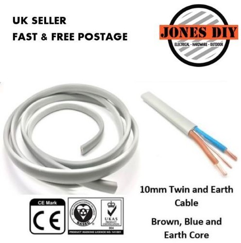 10mm twin and - and, earth