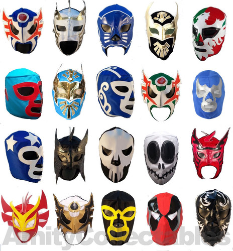 Mexican wrestling mask mixed - mexican,