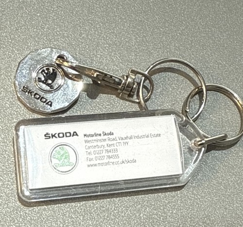 Skoda key ring car - ,