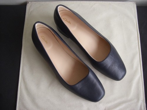 Clarks leather court shoes - clarks,