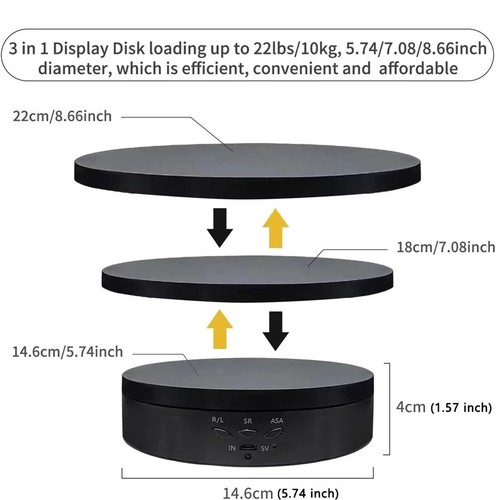 Electric rotating display - rotating,