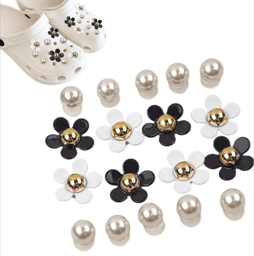 Pieces shoe charms pearl - 18,
