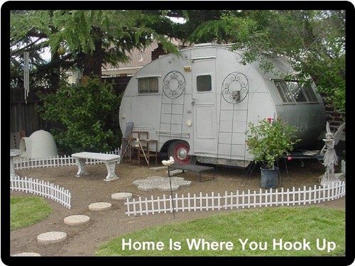 Vintage teardrop trailer home - teardrop,