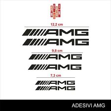 KIT 6 ADESIVI AMG MERCEDES sticker PINZE FRENO A C CLA GLE E B adesivo stemma
