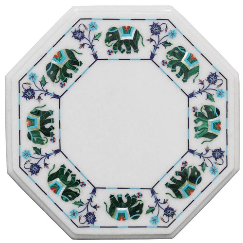 Marble coffee table top - 18",
