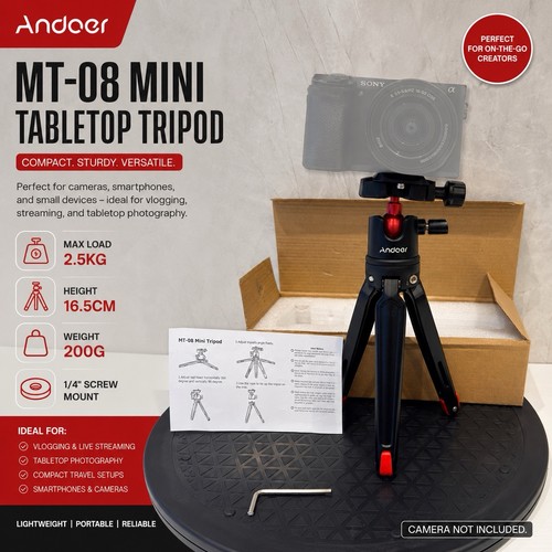 Andoer mini tabletop - mt-08,