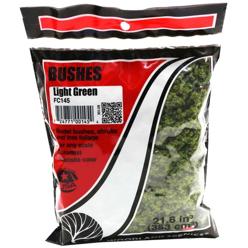 Woodland scenics light - woodland, green