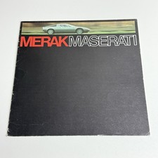 MASERATI MERAK / 12p brochure