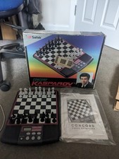 Concord Kasparov Vintage Electronic Chess Set Saitek 