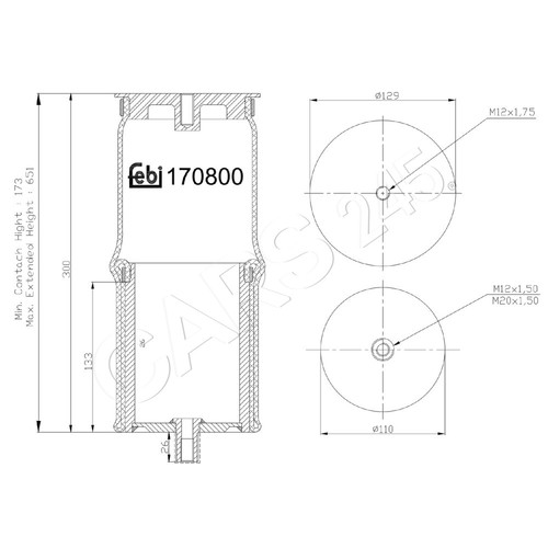 Febi air suspension spring - febi,