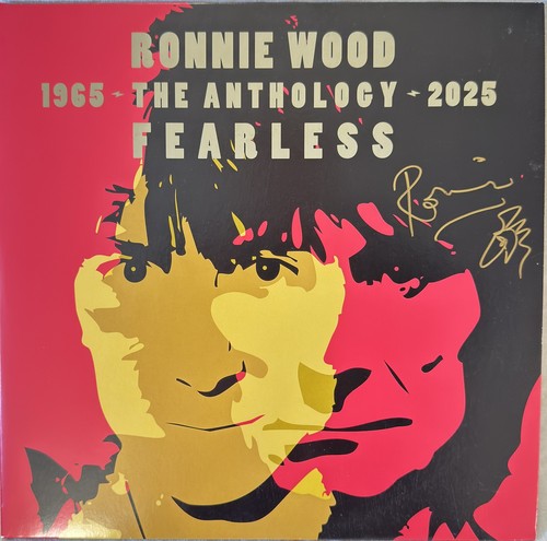 Ronnie wood hand signed - wood, hand-signed
