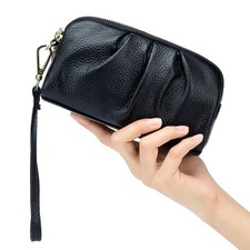 Large Capacity Women Wallets PU leather Wrist Bag Casual Coin Purse