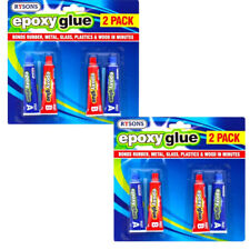 8x Epoxy Resin Glue Kit - Extra Strong Adhesive Bond for Metal, Plastic & Wood