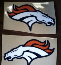 Like Broncos   Full Size Football Helmet Decals High Quality 20 Mil