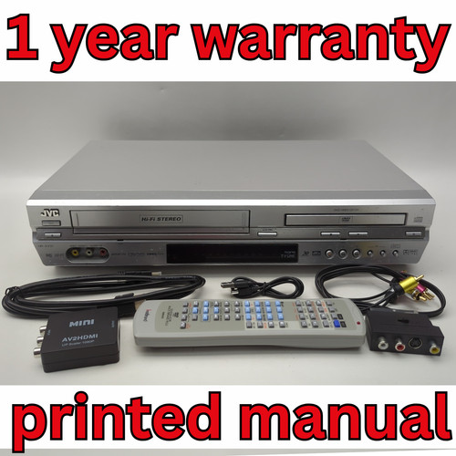 Jvc dvd player vhs - player,