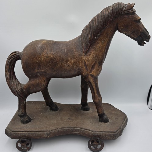 Antique hand carved wooden toy - wooden,
