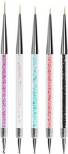 Jsdoin 5 pcs Nail Art Brushes