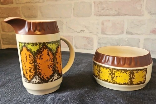 Vintage crown devon sugar bowl - crown,