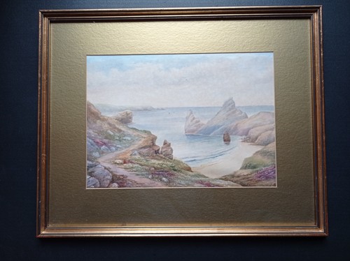 Old original watercolour - old,