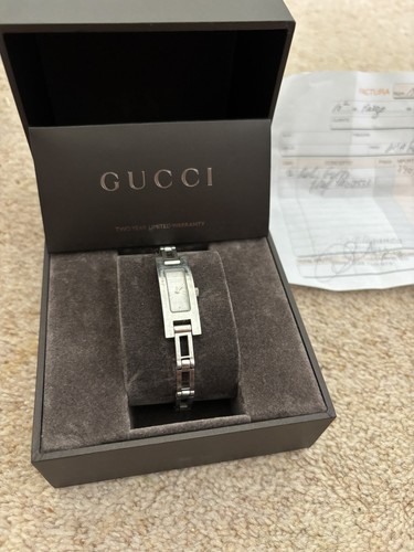 Vintage gucci silver watch - vintage,
