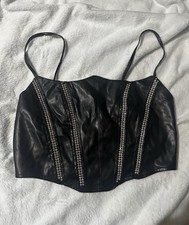 Cider Black Faux Leather