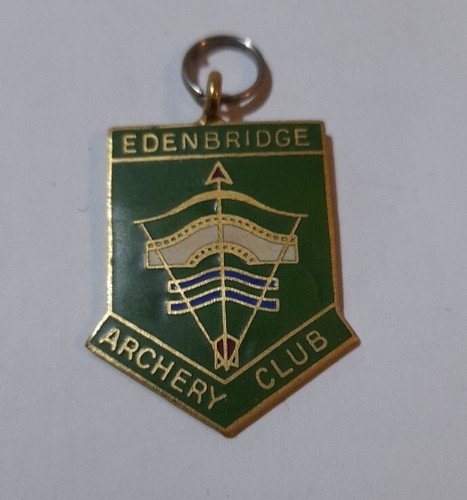 Vintage enamel archery archer - enamel,