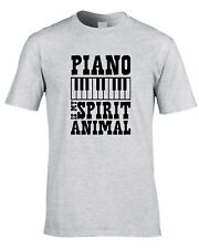 Piano Spirit Animal Men's T-Shirt Gift Music Pianist Teacher Best Player Funny